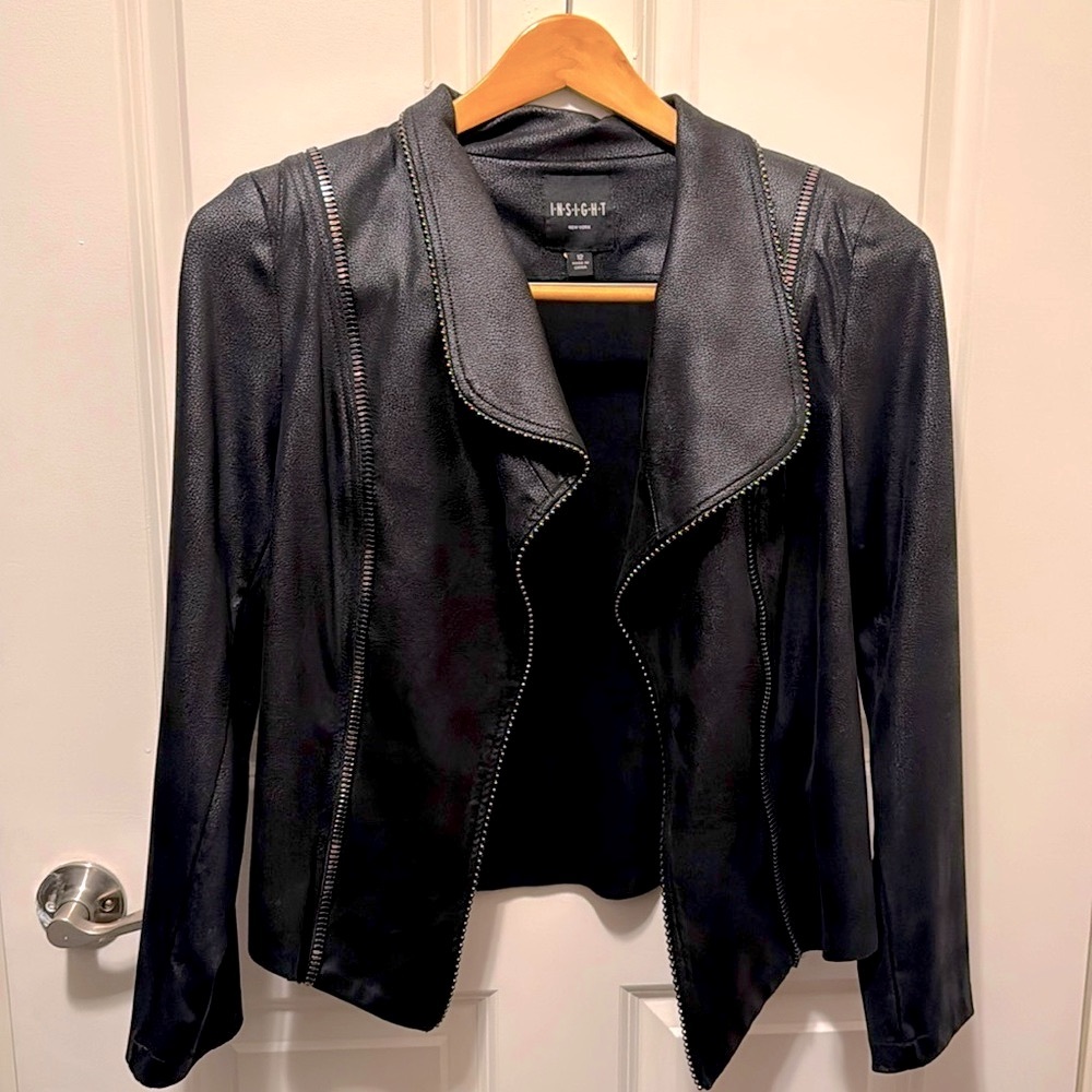 Vegan leather jacket